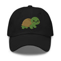 Bubbles the Turtle Dad Hat – Black – front
