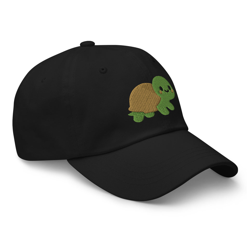 Bubbles the Turtle Dad Hat – Black – right front