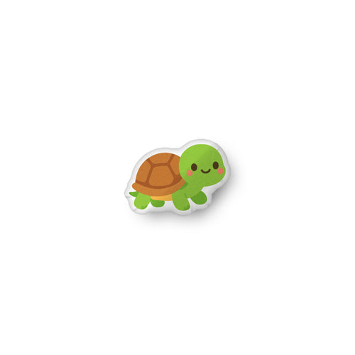 Bubbles the Turtle Pillow – front