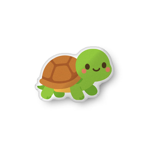 Bubbles the Turtle Pillow – front