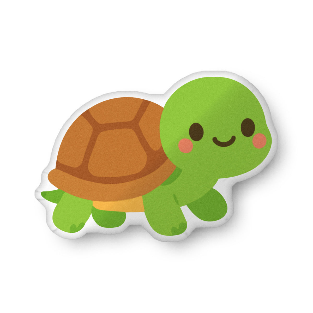 Bubbles the Turtle Pillow – front