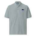 TurtleFluent Embroidered Polo – Cool Heather – front
