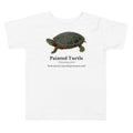 Painted Turtle Toddler Tee – White – front