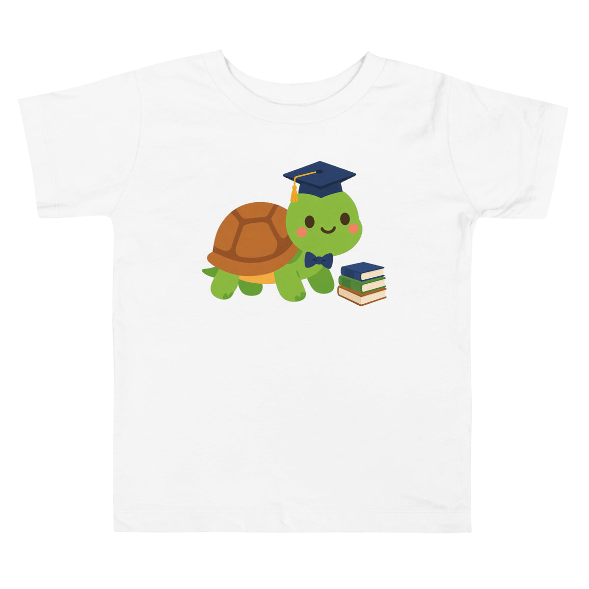 Professor Bubbles Toddler Tee – White – front