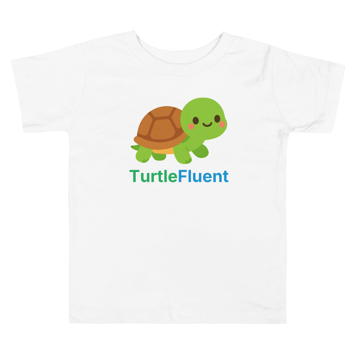 Bubbles Toddler Tee – White – front