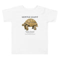 Sulcata Tortoise Toddler Tee – White – front
