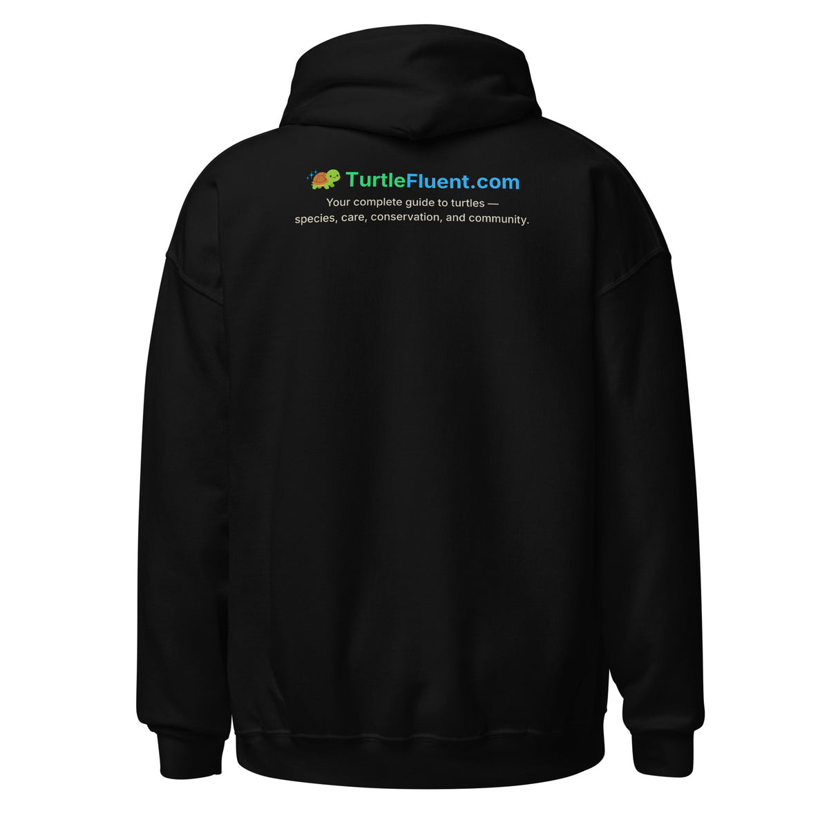 Spotted Turtle Hoodie – Black – back