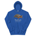 Wood Turtle Hoodie – Blue & Green – Royal – front