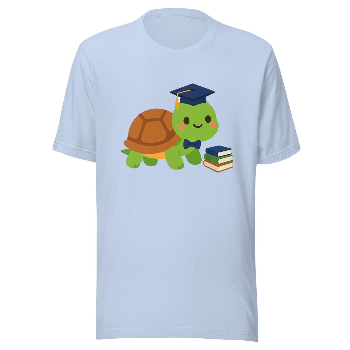 Professor Bubbles Tee – Baby Blue – front