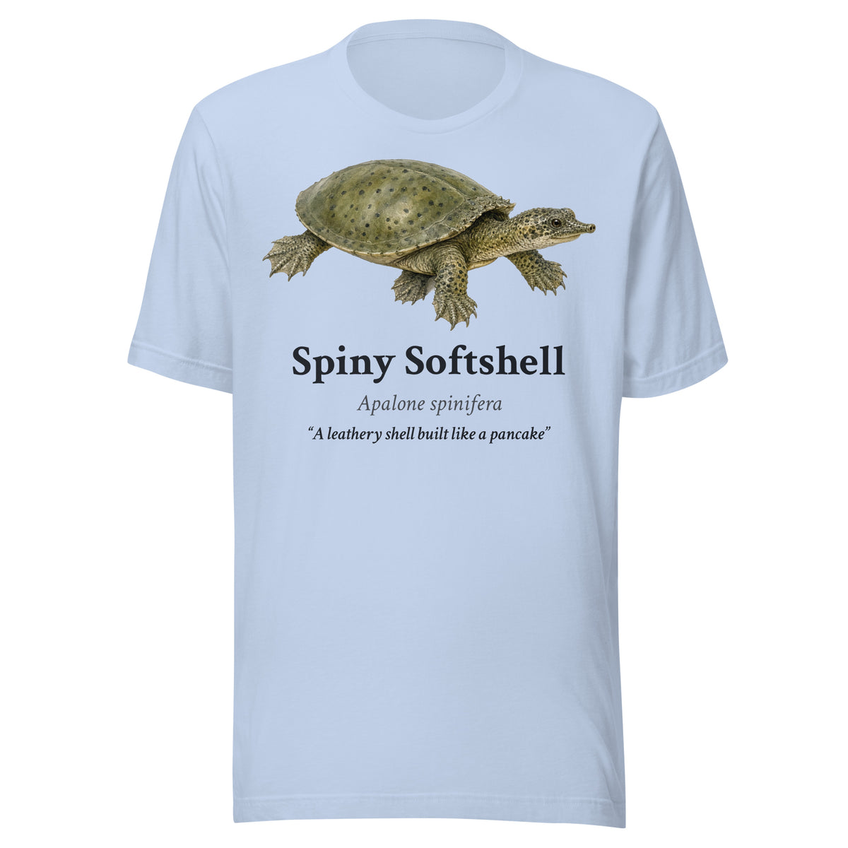 Spiny Softshell Tee – Baby Blue – front