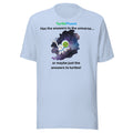 Answers to Turtles Tee – Baby Blue – front