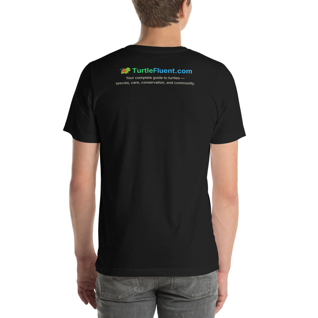 Painted Turtle Tee – Black – back