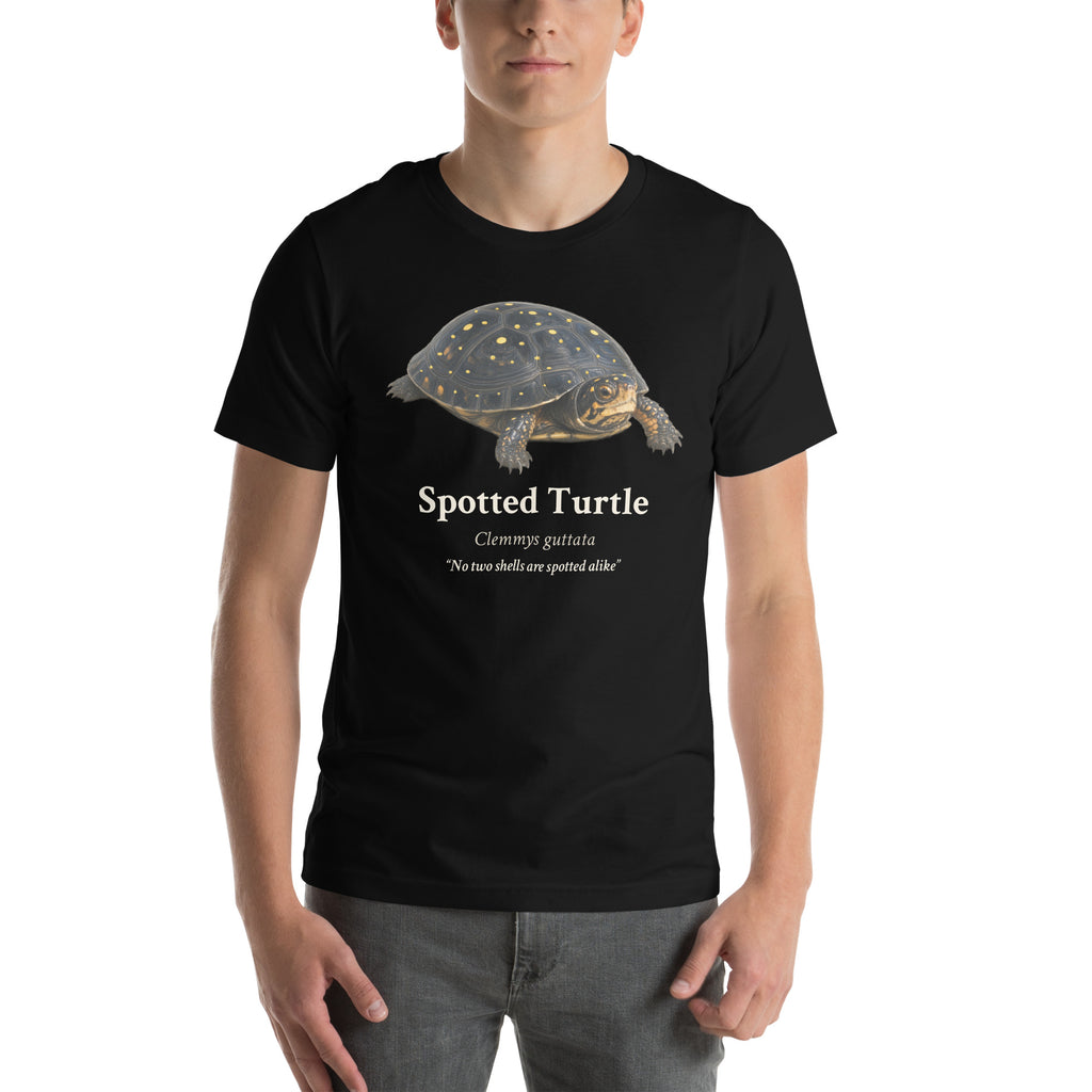 Spotted Turtle Tee – Black – front