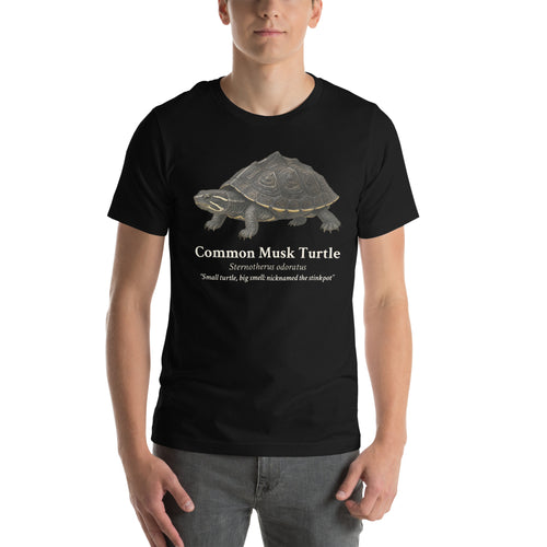 Common Musk Turtle Tee – Black – front