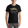 Northern Map Turtle Tee – Black – front