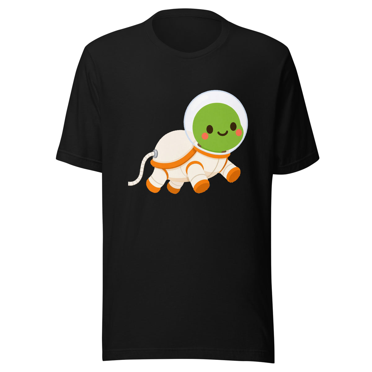 Astronaut Bubbles Tee – Black – front
