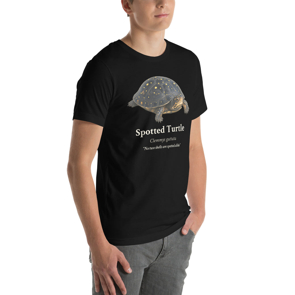 Spotted Turtle Tee – Black – right front