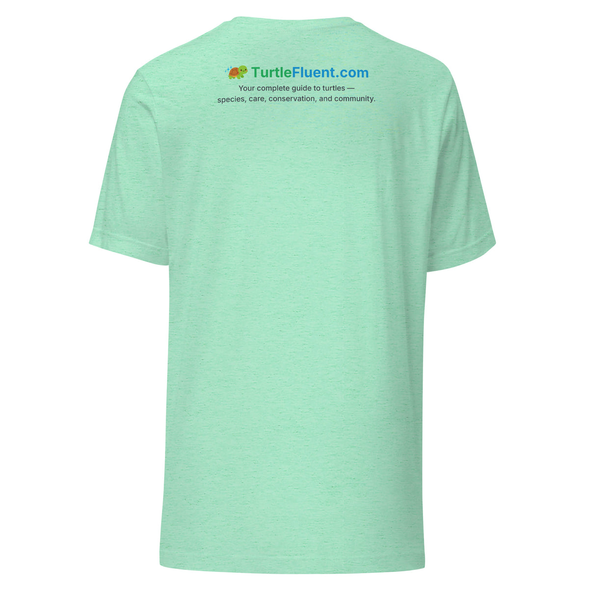 Bubbles PhD Tee – Heather Mint – back