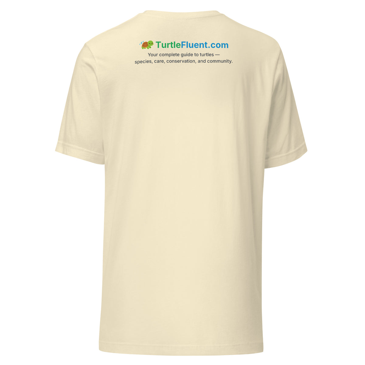 Bubbles PhD Tee – Natural – back