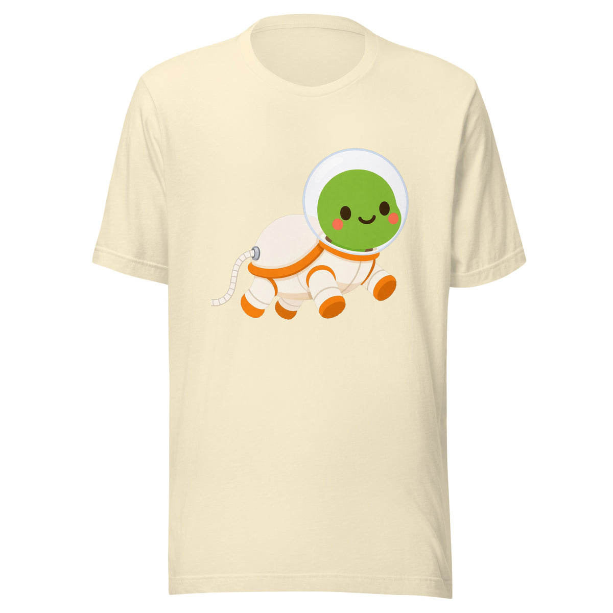 Astronaut Bubbles Tee – Natural – front