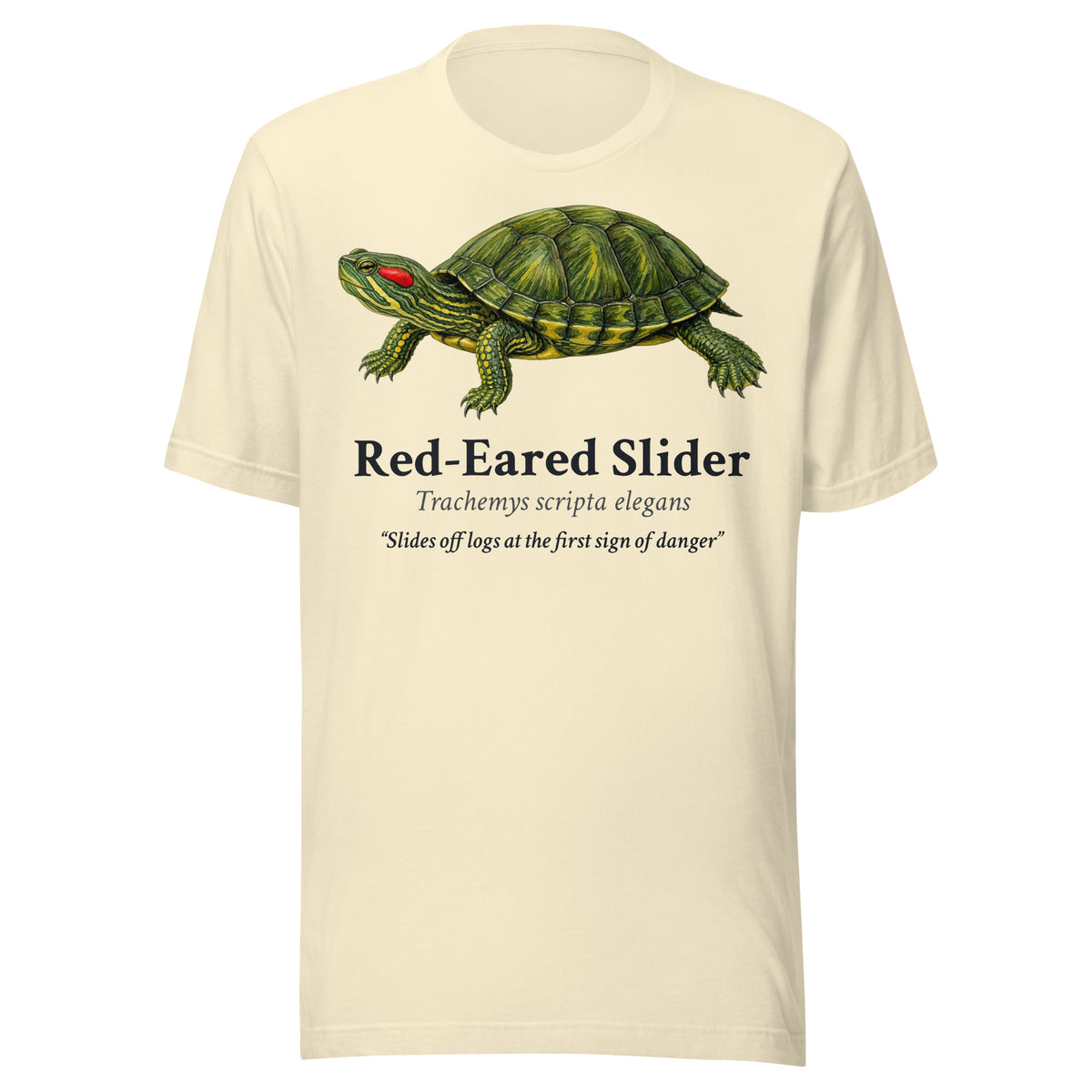 Red-Eared Slider Tee – Natural – front