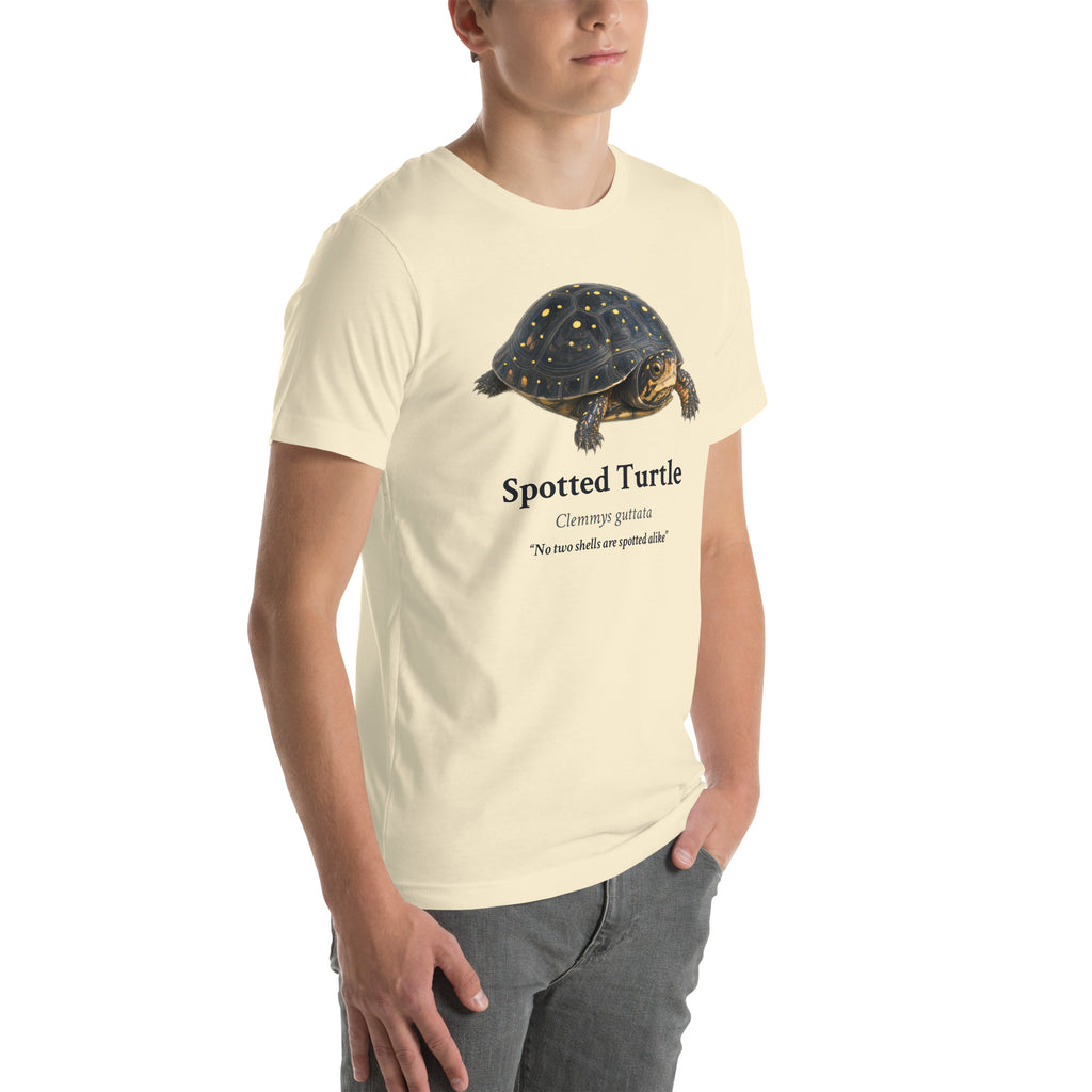 Spotted Turtle Tee – Natural – right front