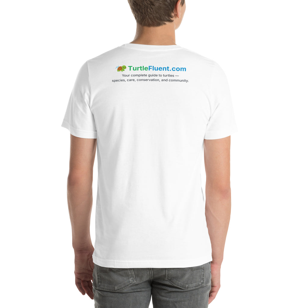 Painted Turtle Tee – White – back