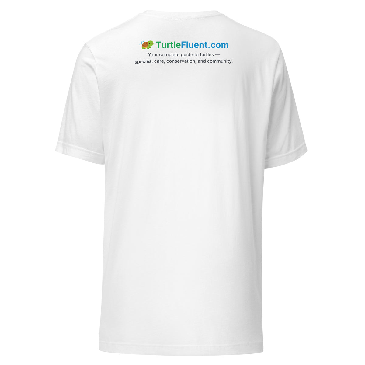 Answers to Turtles Tee – White – back
