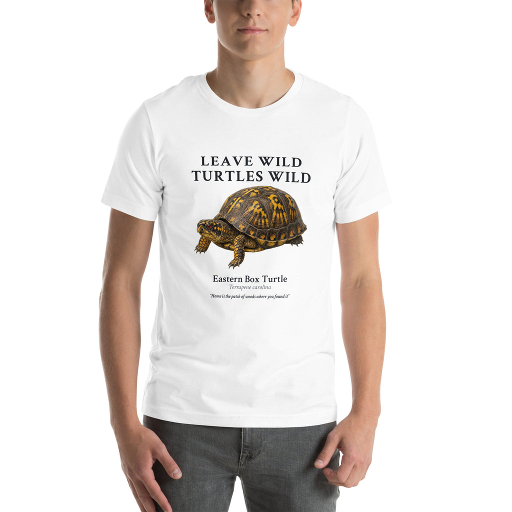 Leave Wild Turtles Wild Tee – White – front