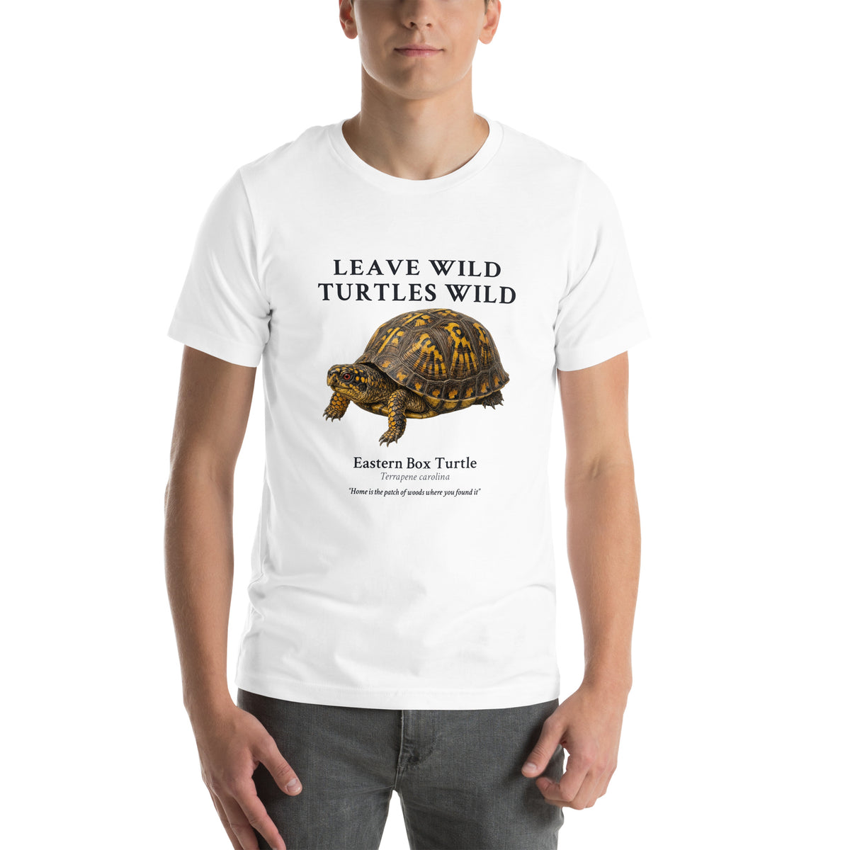Leave Wild Turtles Wild Tee – White – front