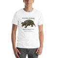 Alligator Snapping Turtle Living Fossil Tee – White – front