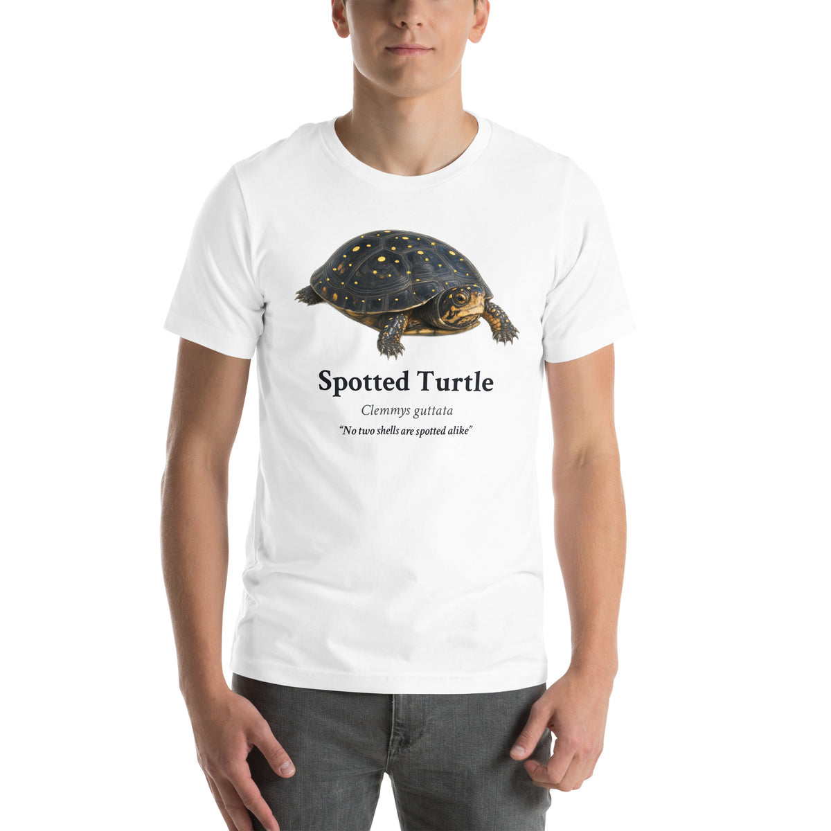 Spotted Turtle Tee – White – front