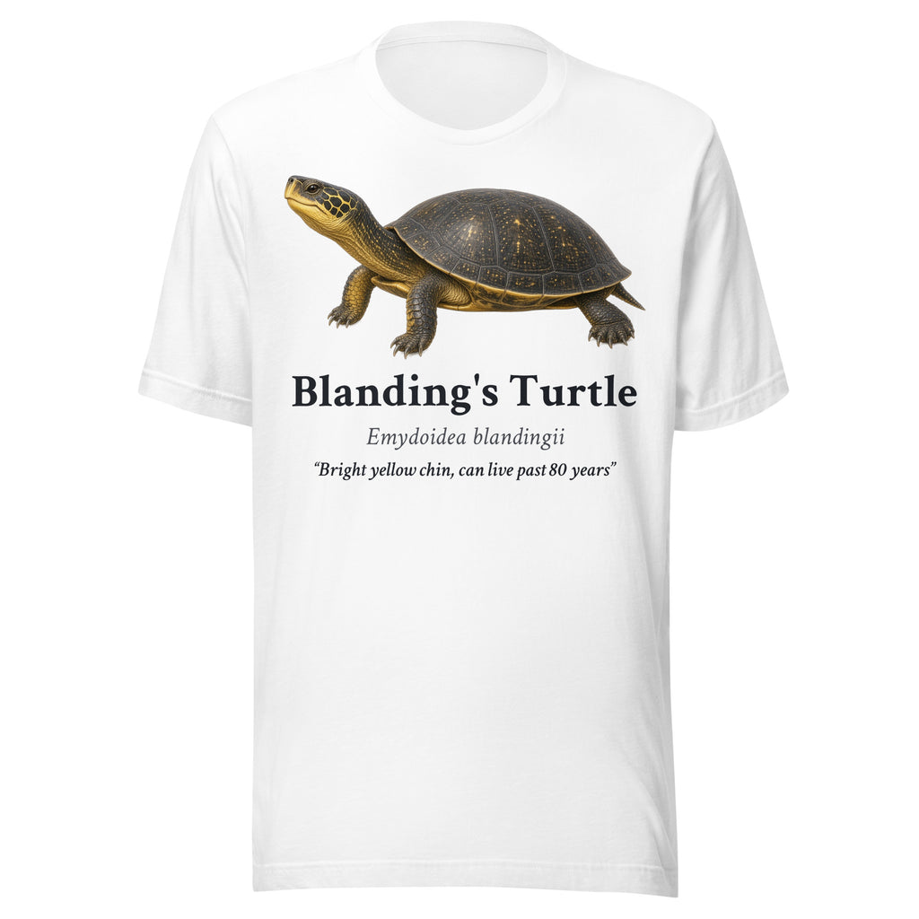 Blanding's Turtle Tee – White – front