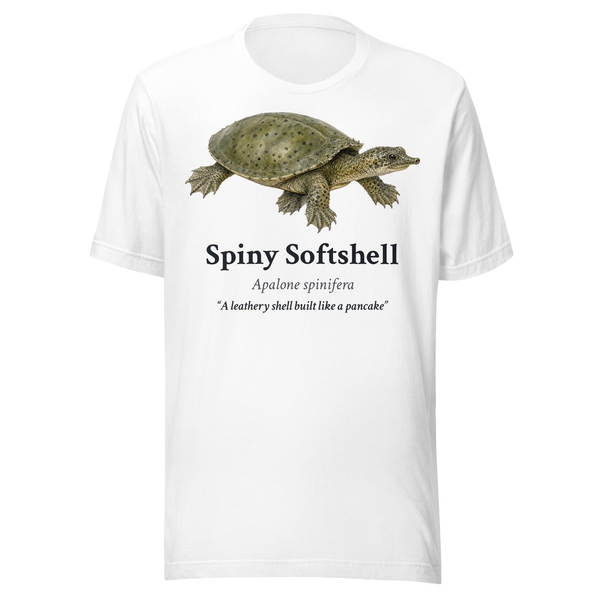 Spiny Softshell Tee – White – front