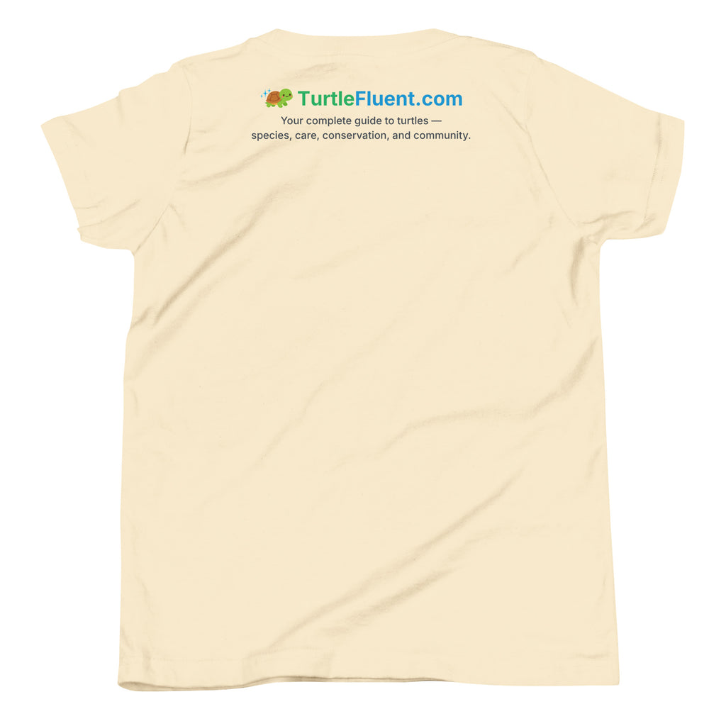 Bubbles PhD Kids Tee – Natural – back
