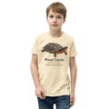 Wood Turtle Kids Tee – Natural – front