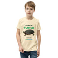 Fluent in Turtle Kids Tee – Natural – front