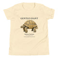Sulcata Tortoise Kids Tee – Natural – front