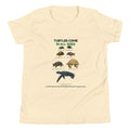 Turtles Come in All Sizes Kids Tee – Natural – front