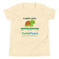 Fluency Level Kids Tee – Natural – front