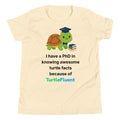 Bubbles PhD Kids Tee – Natural – front