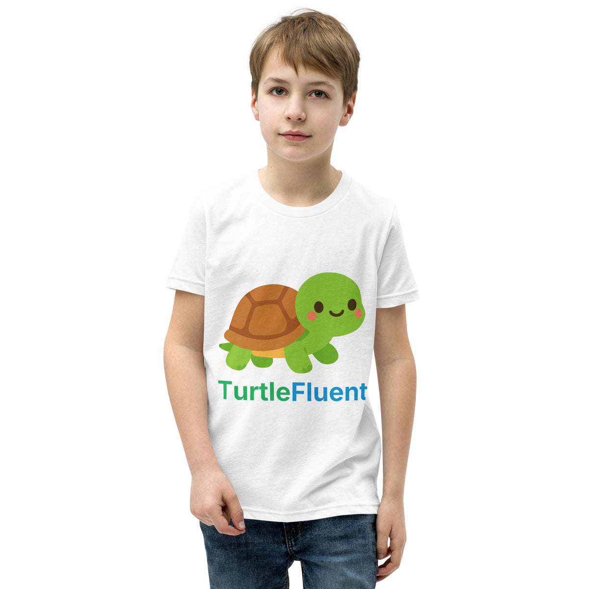 Bubbles Kids Tee – White – front